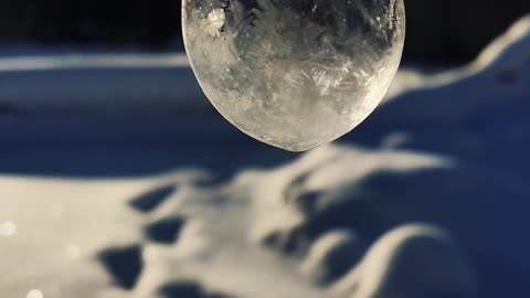 What Happens to a Soap Bubble at -25°C