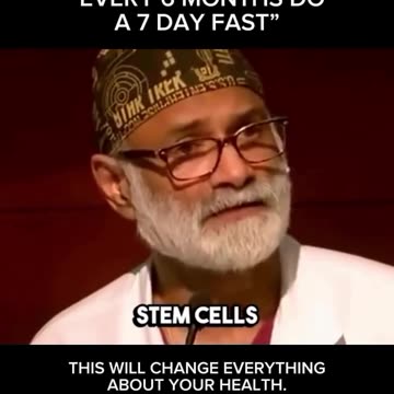 Every 6 months do a 7 day FAST!