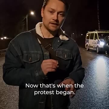 Sweden White Protest March | I don’t think a lot of people know that “Nazi” is a made word by the Jews. It’s a derogatory word against the white Christian race