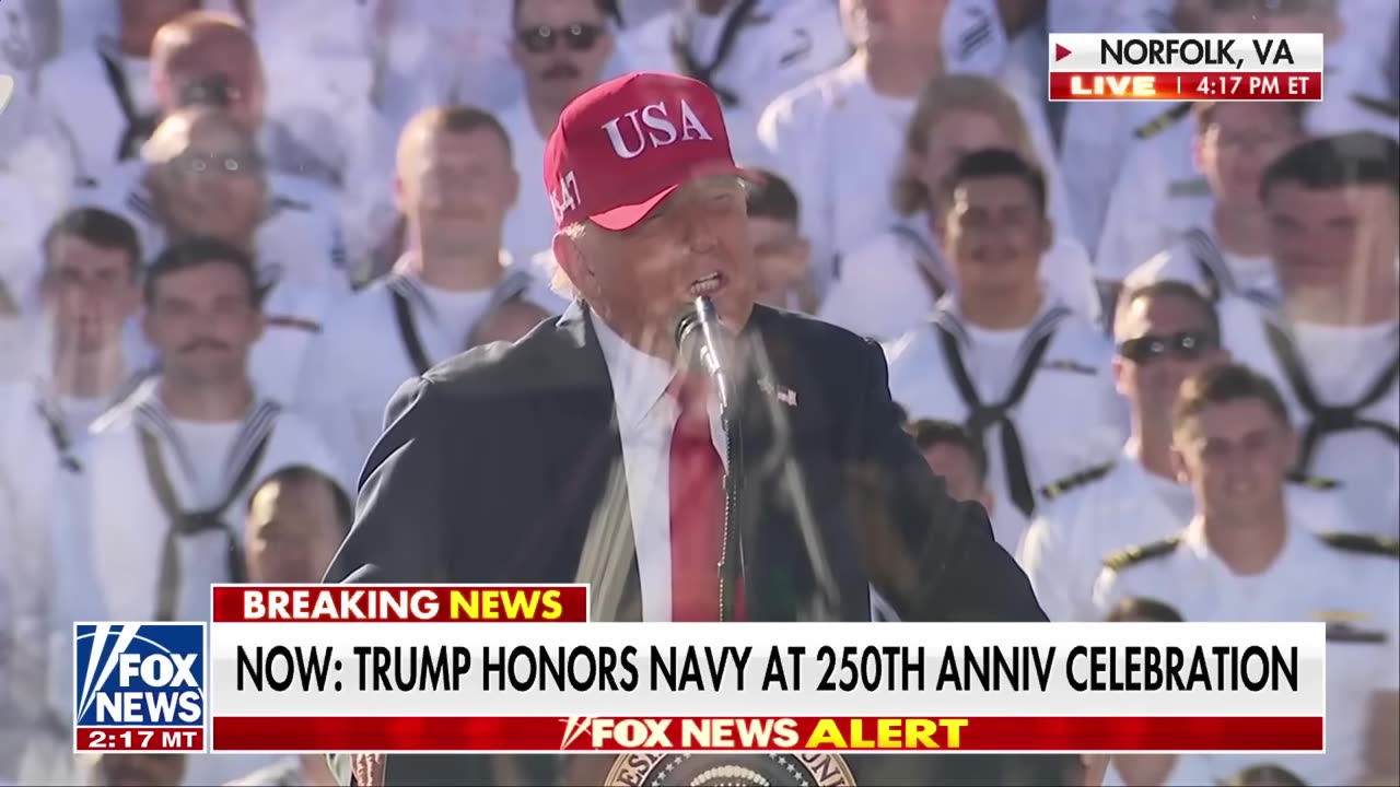 Trump Theres nothing like the United States Navy - FULL SPEECH