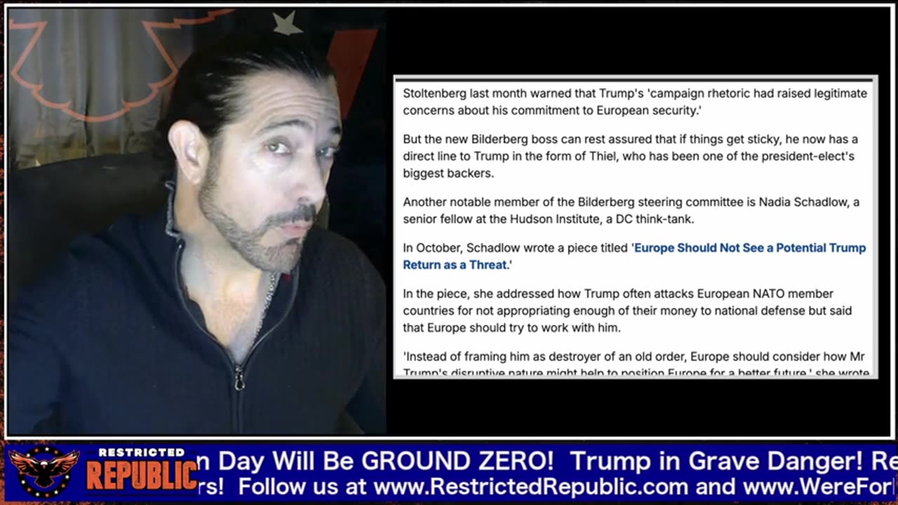 Restricted Republic - Trump in Grave Danger! Inauguration Day GROUND ZERO! 12-28-24