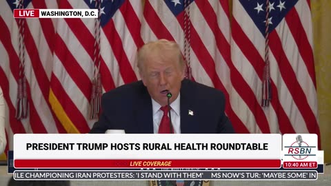 FULL REPLAY: President Trump Holds a Rural Healthcare Roundtable - 01/16/26