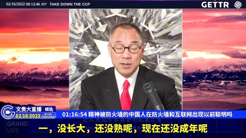 （16|61）精神被防火墙的中国人在防火墙和互联网出现以前聪明吗【2022年02月16日文貴大直播精选】