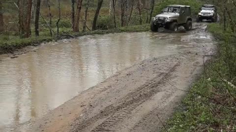 Brother James Jeep Rubicon in Laurel Fork