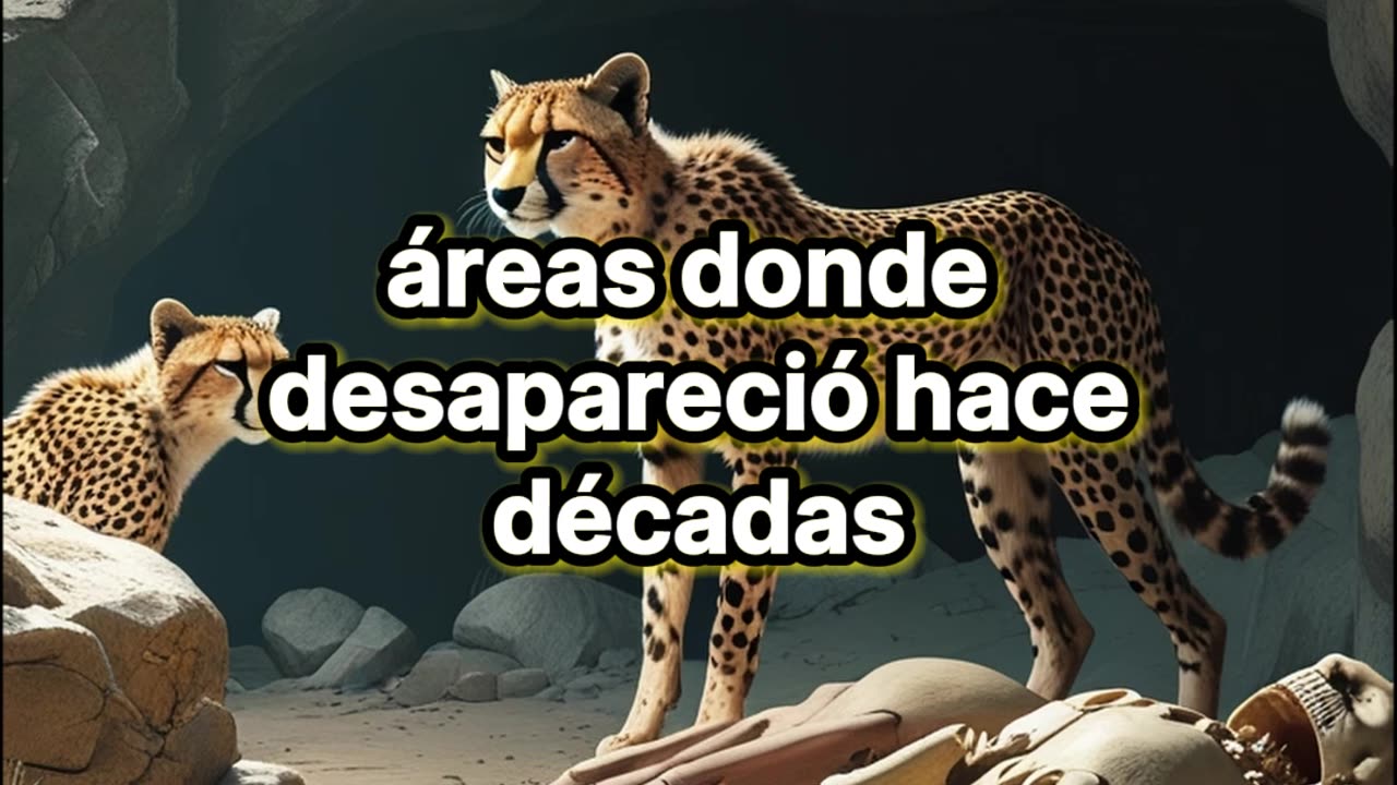 Guepardos momificados hallados en Arabia Saudita.