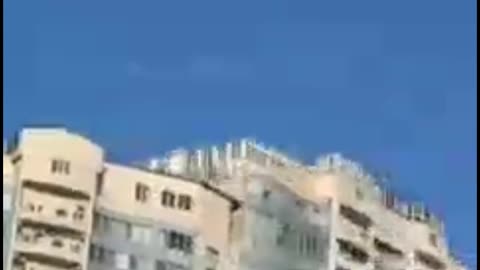 Odesa is under massive attack by Russian drones, with air defenses operating over the city.