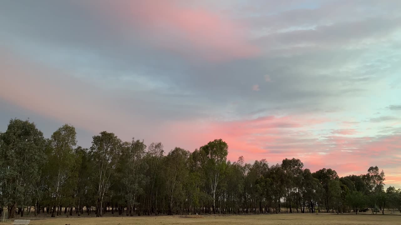 The beauty before last night’s Skywatch event