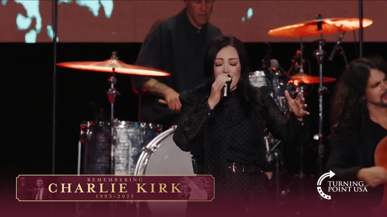 "Revelation Song" - Kari Jobe & Cody Carnes at the Memorial of Charlie Kirk.