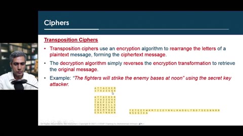 92 - Domain 3 - 36 and 37 Multpile Cipher Types