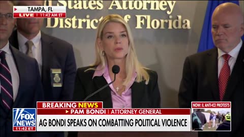 Pam Bondi announces arrest of man who Mailed threatening letter to podcaster Benny Johnson