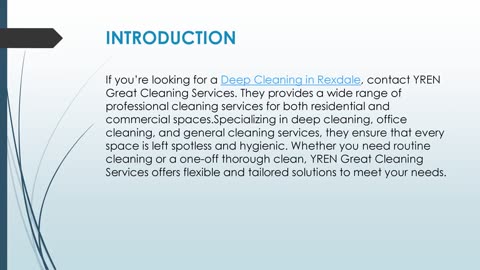 Best Deep Cleaning in Rexdale