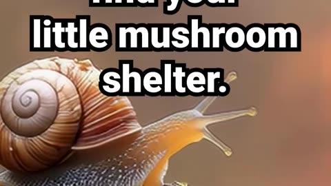 When life feels stormy, find your little mushroom shelter #relaxingmusic #sleepsounds