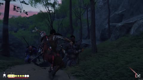 Battle113 Jin Sakai vs Moguls in Jungle Ghost of Tsushima