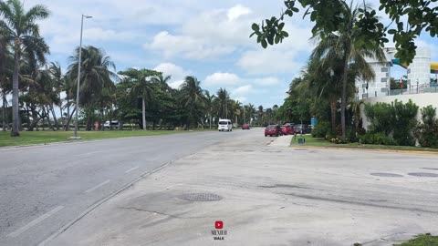 Zona hotelera - Cancún - Quintana Roo - 4k - Walking tour - Parte 3