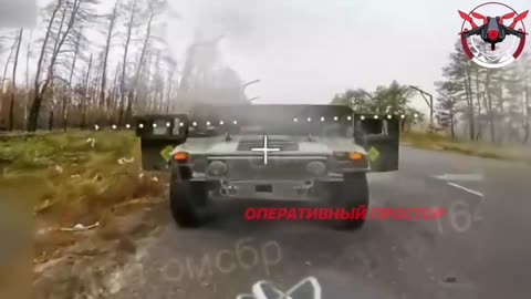 🎯🛸 Ukraine Russia War | 25th Army Fiber-Optic Drone Strikes AFU Humvee | RCF