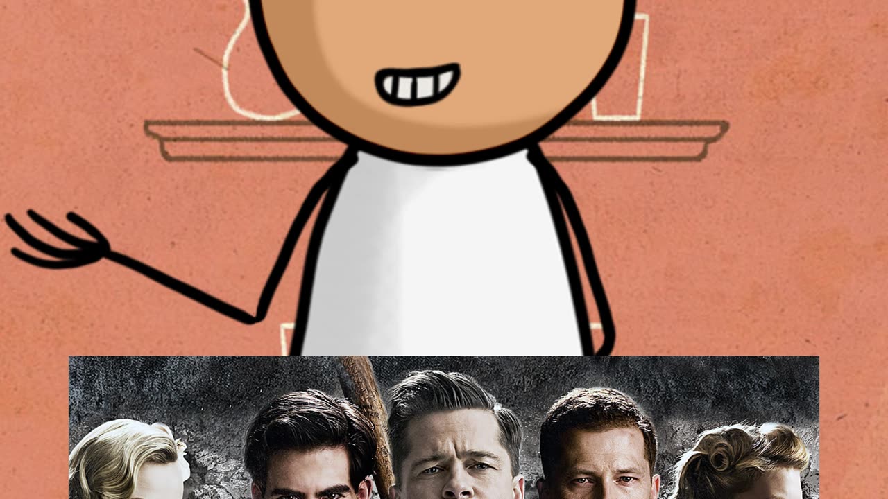 "Inglourious Basterds: A War of Revenge in 60 Seconds!" #InglouriousBasterds #viral #shorts