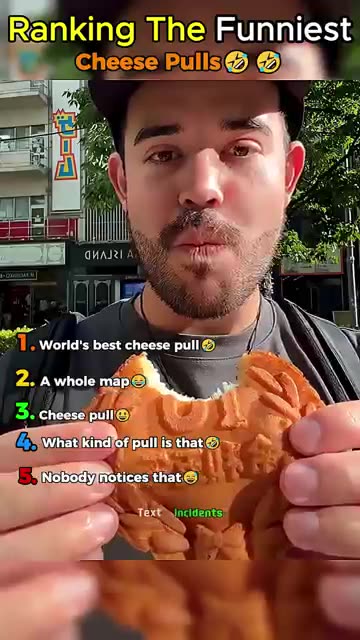 TOP 5 Funniest Cheese Pulls Ever! 🧀😂 (World’s Best Cheese Pull?)