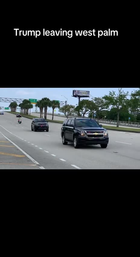 🇺🇸TRUMP LEAVING WEST PALM