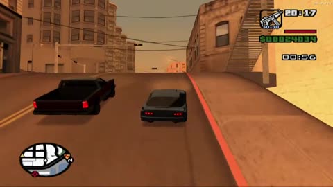 doing driving school on the PS2 version of san andreas