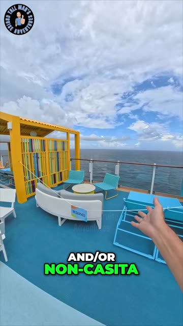 Swim and Tonic at Star of the Seas Deck 16!