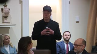 WATCH: Elon Musk Delivers Remarks At First Trump Cabinet Meeting