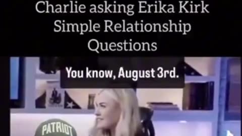 Erica" ​​non riesce a ricordare in che anno si è sposata con Charlie Kirk