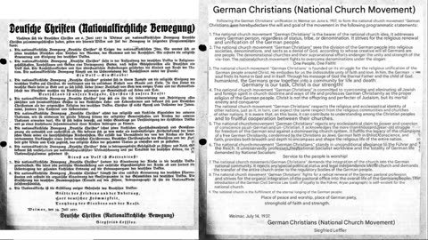 1937 News ARticle - German Christian National Church Movement Goals
