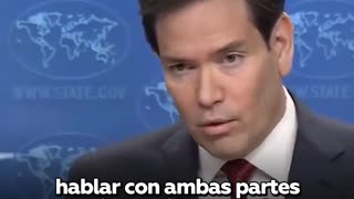 Rubio: Solo hay una nación en la Tierra que puede dialogar con Rusia y Ucrania