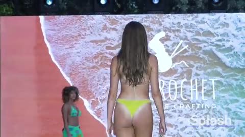 BLU CROCHET BIKINI Collection 4K / Hand Made bikinis fashion Nude 18 Hot Swim Look Bikini Run Video