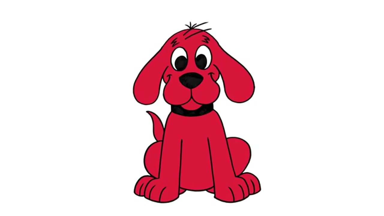 how to draw clifford big dog