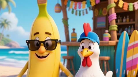 Banana + Chicken = The Perfect Dance Duo 💃😂