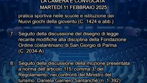 Roma - Camera - 19° Legislatura - 426° seduta -1- (11.02.25)