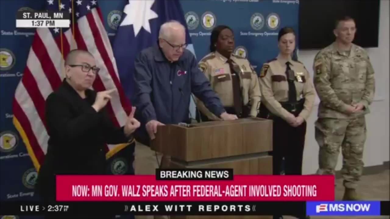 Gov. Tim Walz says he wants to arrest the ICE agents..