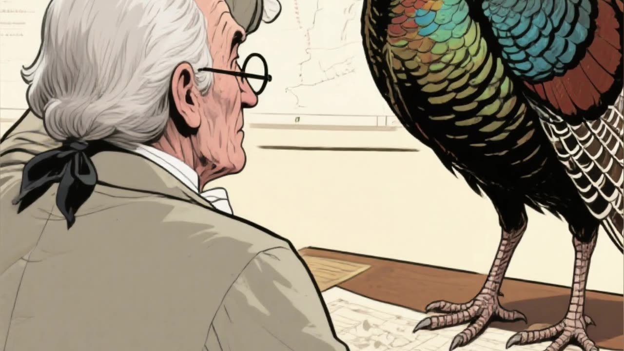 Gobbles, the American turkey who saved America.