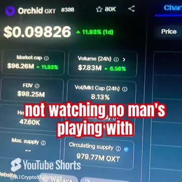 orchid oxt coin price prediction! #fyp