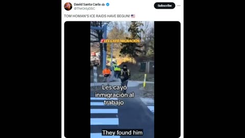 Tom Homan And ICE Raid Construction Site! Epic Video!