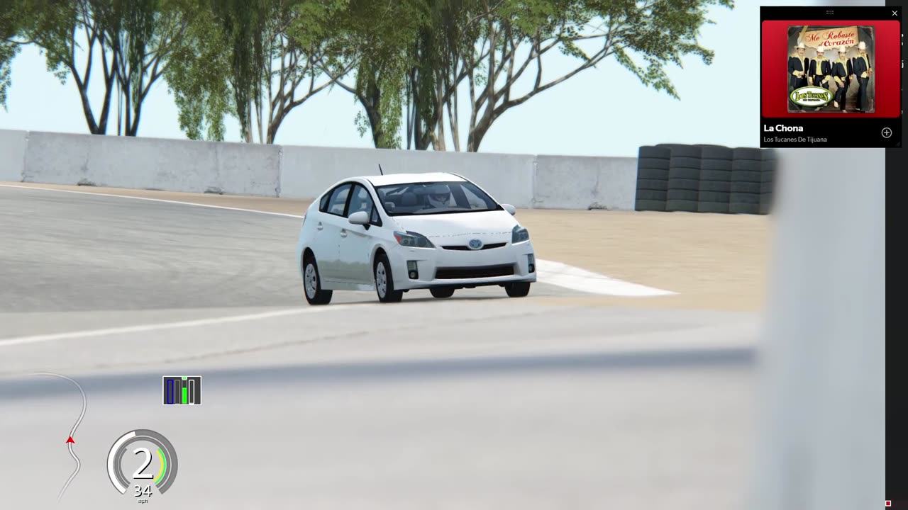 Toyota Prius @ Laguna Seca Replay - con Los Tucanes de TJ