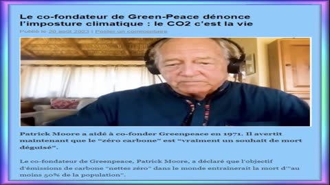 Le co-fondateur de Green-Peace dénonce l’imposture climatique : le CO2 c’est la vie