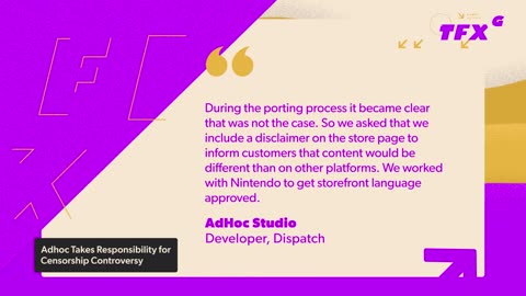 Dispatch Dev Says Players "Are Right To Be Pissed" Over Nintendo Censorship - IGN Daily Fix