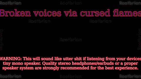 Broken voices via cursed flames (Soundtrack)