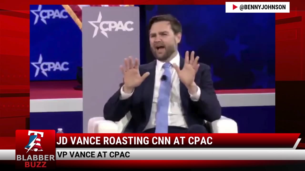 JD Vance Roasting CNN At CPAC