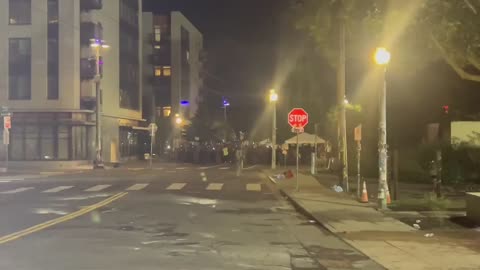 ICE has cleared the square block surrounding the ICE facility in Portland tonight.