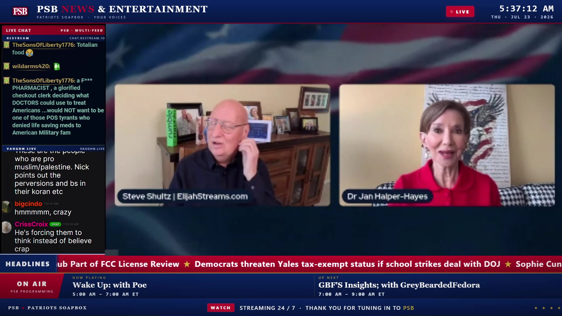 Patriots' Soapbox NEWS - LIVE 24/7!