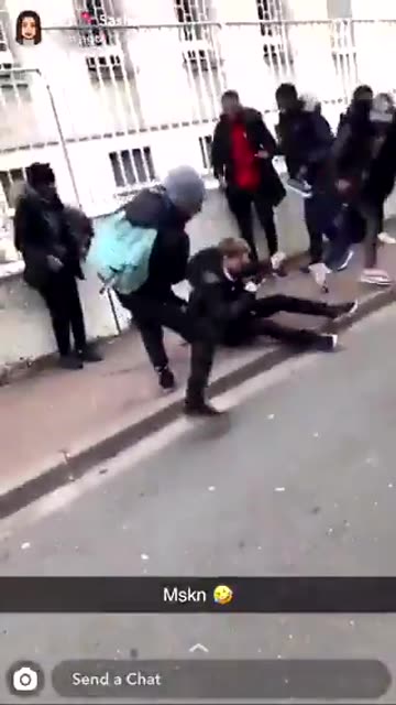 Blacks attack English boy