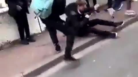 Blacks attack English boy