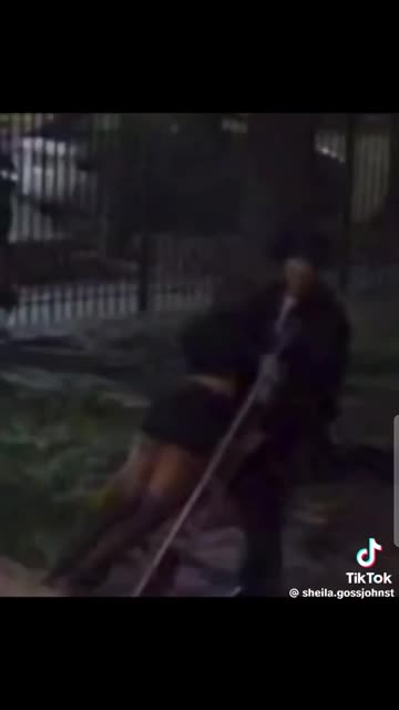 What Tf is Going On Here in Houston?! A Woman is Strapped to a Dolly