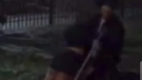 What Tf is Going On Here in Houston?! A Woman is Strapped to a Dolly