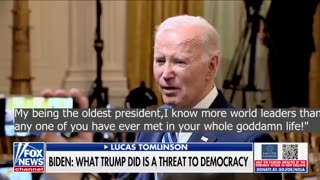 Biden is getting bitchy in his old age