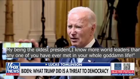 Biden is getting bitchy in his old age