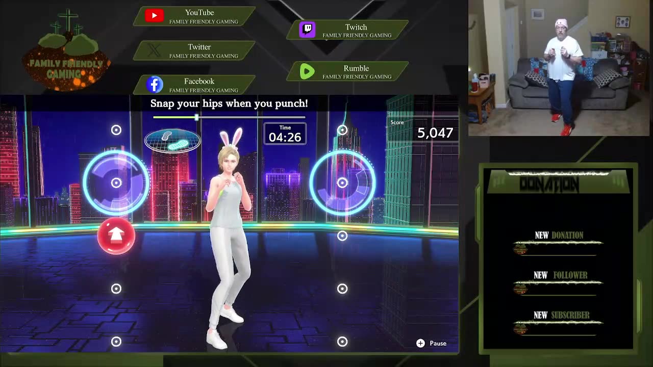 Fitness Boxing 3 Defensive Combo 1